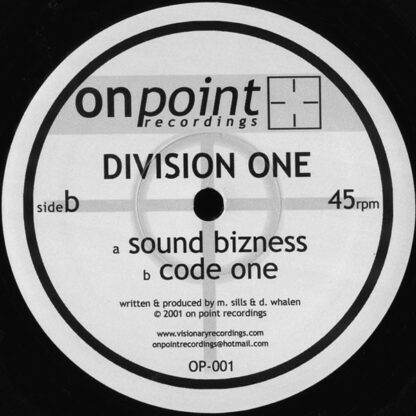 Division One - Sound Bizness / Code One (12")