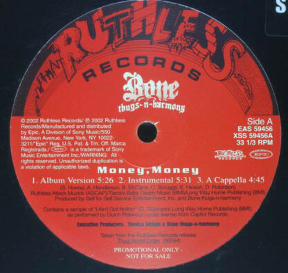 Bone Thugs-N-Harmony - Money, Money (12", Promo)