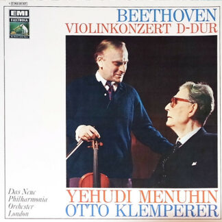 Beethoven* - Yehudi Menuhin, Otto Klemperer, Das Neue Philharmonia Orchester London* - Violinkonzert In D-Dur (Op. 61) (LP, Album, RE)