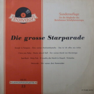 Various - Die Grosse Starparade (LP, Comp, Mono, Club)