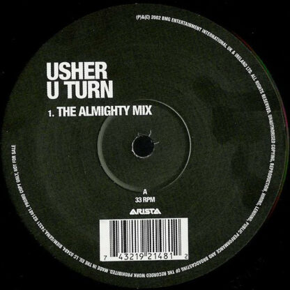 Usher - U Turn (12", Promo)