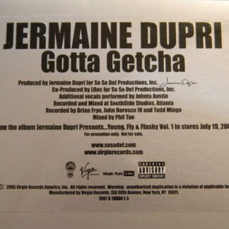 Jermaine Dupri - Gotta Getcha (12", Promo)