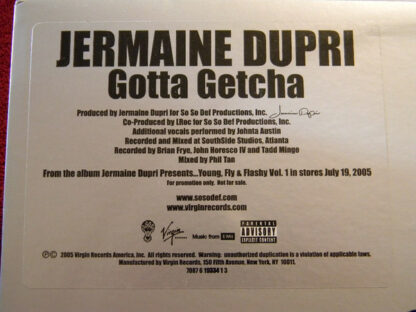 Jermaine Dupri - Gotta Getcha (12", Promo)