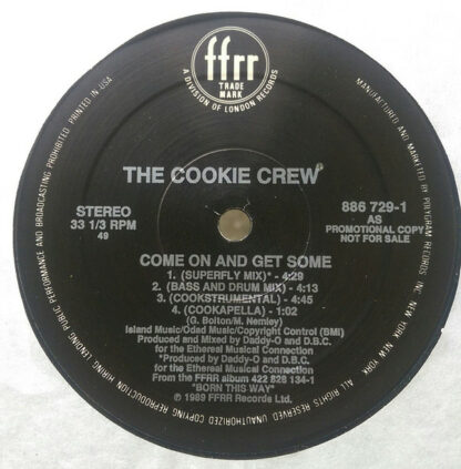 The Cookie Crew - Come On & Get Some (12", Promo)