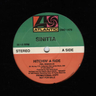 Sinitta - Hitchin' A Ride (12", Promo)