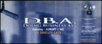 DBA* - Fa Shiesty Cats (12", Single, Promo)
