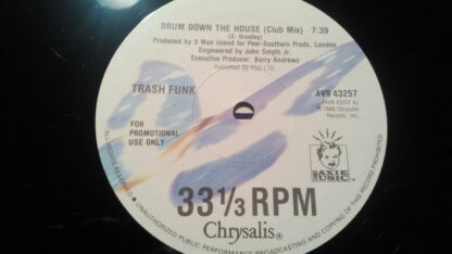 Trash Funk - Drum Down The House (12", Promo)