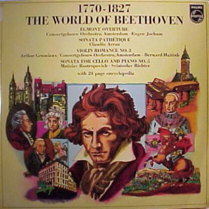 Claudio Arrau, Arthur Grumiaux, Bernard Haitink, Eugen Jochum, Sviatoslav Richter, Mstislav Rostropovich - De Wereld Van Beethoven (LP, Comp)