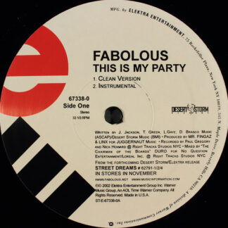 Fabolous - This Is My Party (12")