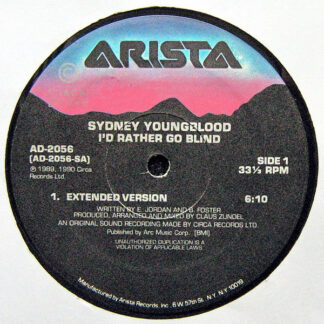 Sydney Youngblood - I'd Rather Go Blind (12")