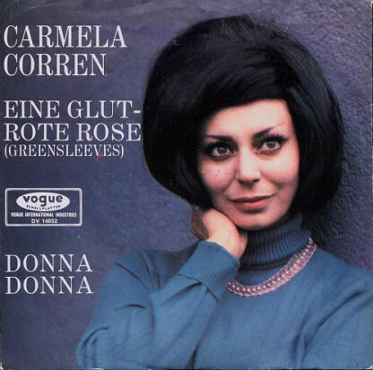 Carmela Corren - Eine Glutrote Rose / Donna Donna (7", Single)