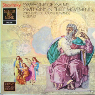 Stravinsky* - L'Orchestre De La Suisse Romande, Ansermet* - Symphony Of Psalms / Symphony In Three Movements (LP, Comp)