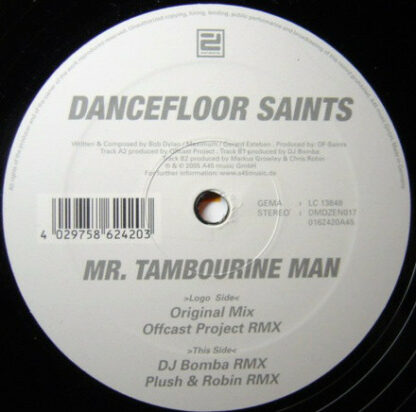 Dancefloor Saints - Mr. Tambourine Man (12")