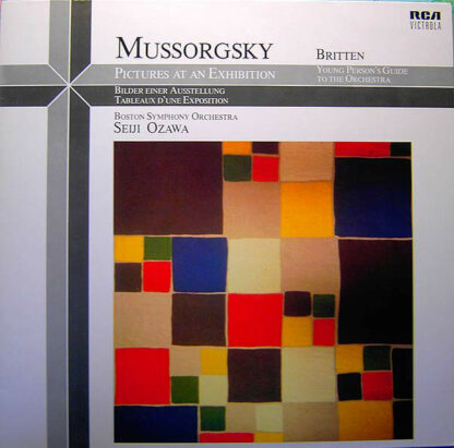 Mussorgsky* / Britten* - Boston Symphony Orchestra, Seiji Ozawa - Pictures At An Exhibition / Young Person's Guide To The Orchestra (LP)