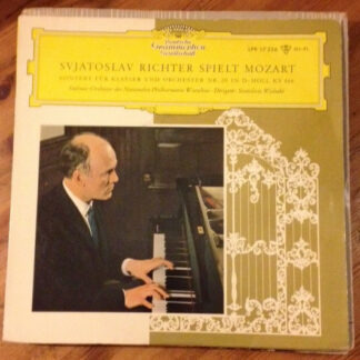 Wolfgang Amadeus Mozart, Sviatoslav Richter - Konzerte Für Klavier Und Orchester Nr. 20 D-moll Kv 466 (10", Mono)