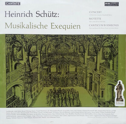 Heinrich Schütz - Musikalische Exequien (LP)