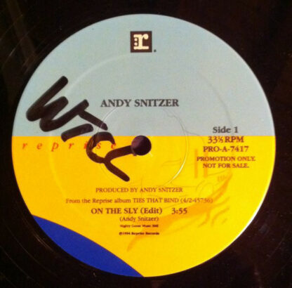 Andy Snitzer - On The Sly (12", Promo)