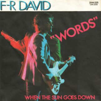 F-R David* - Words (7", Single)