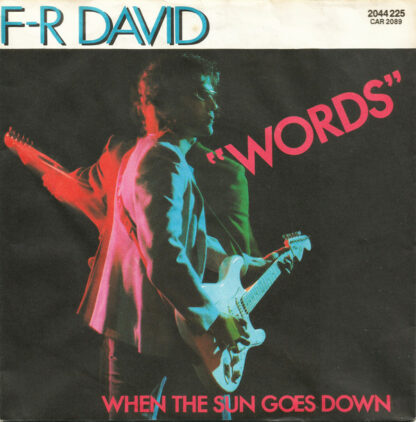F-R David* - Words (7", Single)