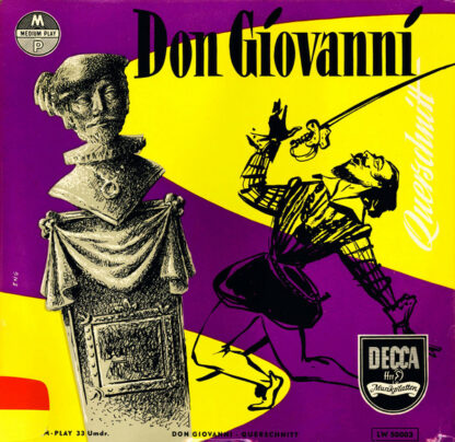 Wolfgang Amadeus Mozart - Don Giovanni (Querschnitt) (10")