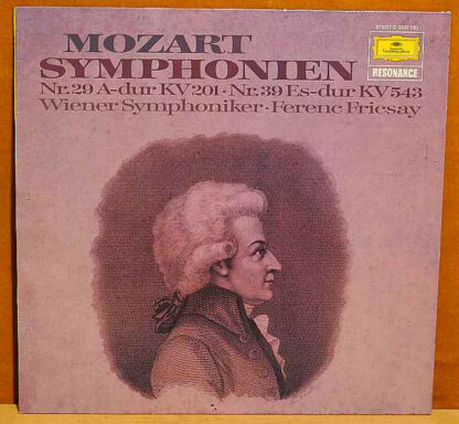 Mozart*, Wiener Symphoniker · Ferenc Fricsay - Symphonien Nr.29 A-dur KV 201 · Nr.39 Es-dur KV 543 (LP, Comp)