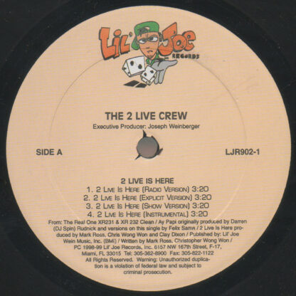The 2 Live Crew - 2 Live Is Here / Ay Papi (12")