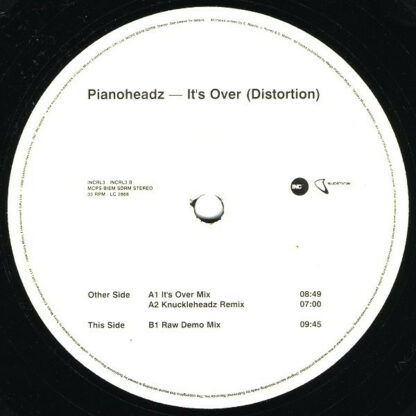 Pianoheadz* - It's Over (Distortion) (12")
