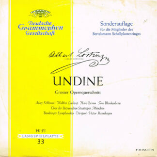 Albert Lortzing - Undine - Querschnitt In Deutscher Sprache (LP, S/Edition)