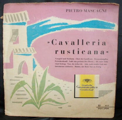 Pietro Mascagni - Cavalleria Rusticana (LP, Mono, FOC)