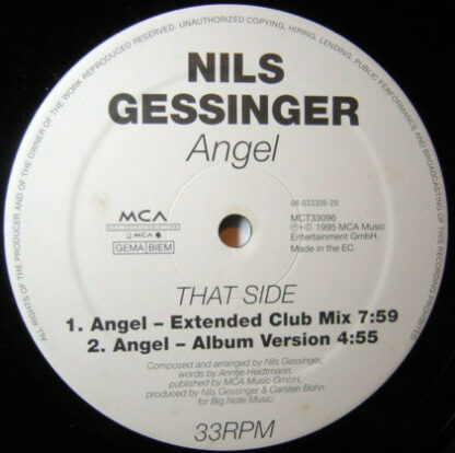 Nils Gessinger - Angel (12")
