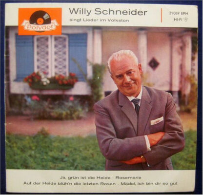 Willy Schneider - Singt Lieder Im Volkston (7", EP)