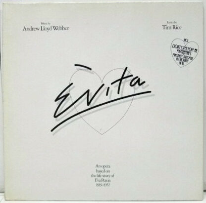 Andrew Lloyd Webber And Tim Rice - Evita (2xLP, Album, RE, Gat)