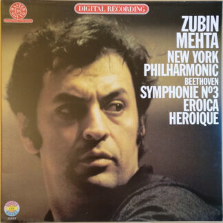 Beethoven*, Zubin Mehta / New York Philharmonic* - Symphonie N°3 Eroica = Héroïque (LP, Gat)