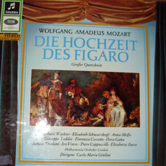 Wolfgang Amadeus Mozart - Die Hochzeit Des Figaro - Großer Querschnitt In Italienischer Sprache (LP)