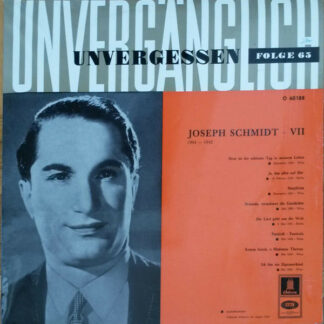Joseph Schmidt - Joseph Schmidt · VII (10", Comp, Mono, RE)