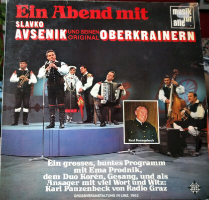 Slavko Avsenik Und Seine Original Oberkrainer - Ein Abend Mit Slavko Avsenik Und Seinen Original Oberkrainern (LP, Album, RE)