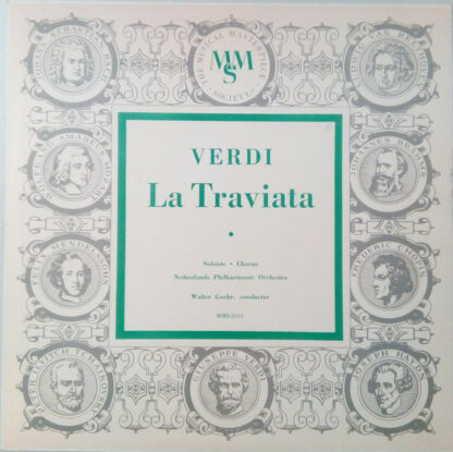 Verdi* / Nederlands Philharmonisch Orkest / Walter Goehr - La Traviata (LP)