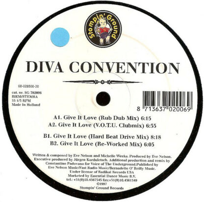 Diva Convention - Give It Love (12")