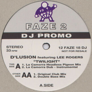 D'lusion Featuring Lee Rogers (2) - Twilight (12", Promo)