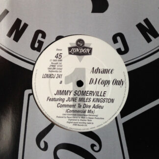 Jimmy Somerville Featuring June Miles Kingston* - Comment Te Dire Adieu (12", Single, Promo)