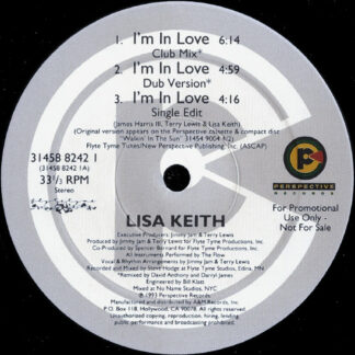 Lisa Keith - I'm In Love (12", Promo)