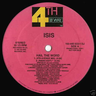 Isis (3) - Hail The Word (12", Promo)