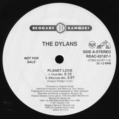 The Dylans - Planet Love (12", Promo)