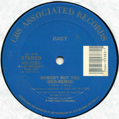 Juicy - Nobody But You (12")