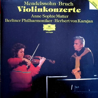 Mendelssohn* • Bruch*, Anne-Sophie Mutter, Berliner Philharmoniker, Herbert von Karajan - Violinkonzerte (LP, RE)