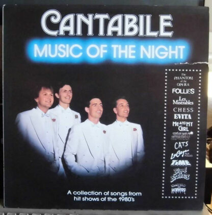 Cantabile - Music Of The Night -A Collection Of Songs From Hit Shows Of The 1980's- (LP, Album)