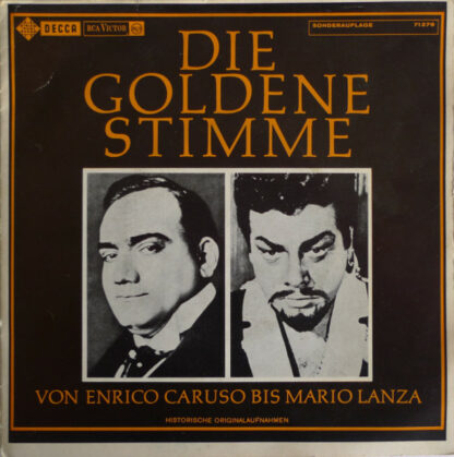 Various - Die Goldene Stimme (Von Enrico Caruso Bis Mario Lanza) (7", Mono, Club, Promo, Smplr, S/Edition)