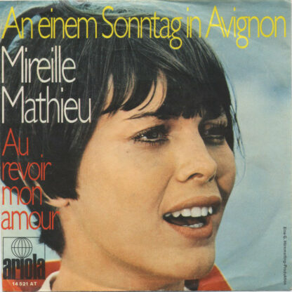 Mireille Mathieu - An Einem Sonntag In Avignon (7", Single, Mono)