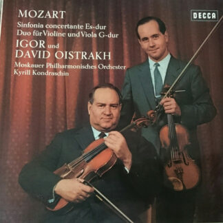 Mozart* - Igor* Und David Oistrakh*, Moskauer Philharmonisches Orchester*, Kyril Kondraschin* - Sinfonia Concertante Es-Dur. Duo Für Viola Und Violine G-Dur (LP, RE, Blu)