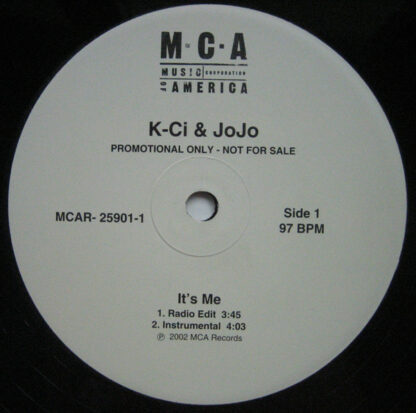 K-Ci & JoJo - It's Me (12", Promo)